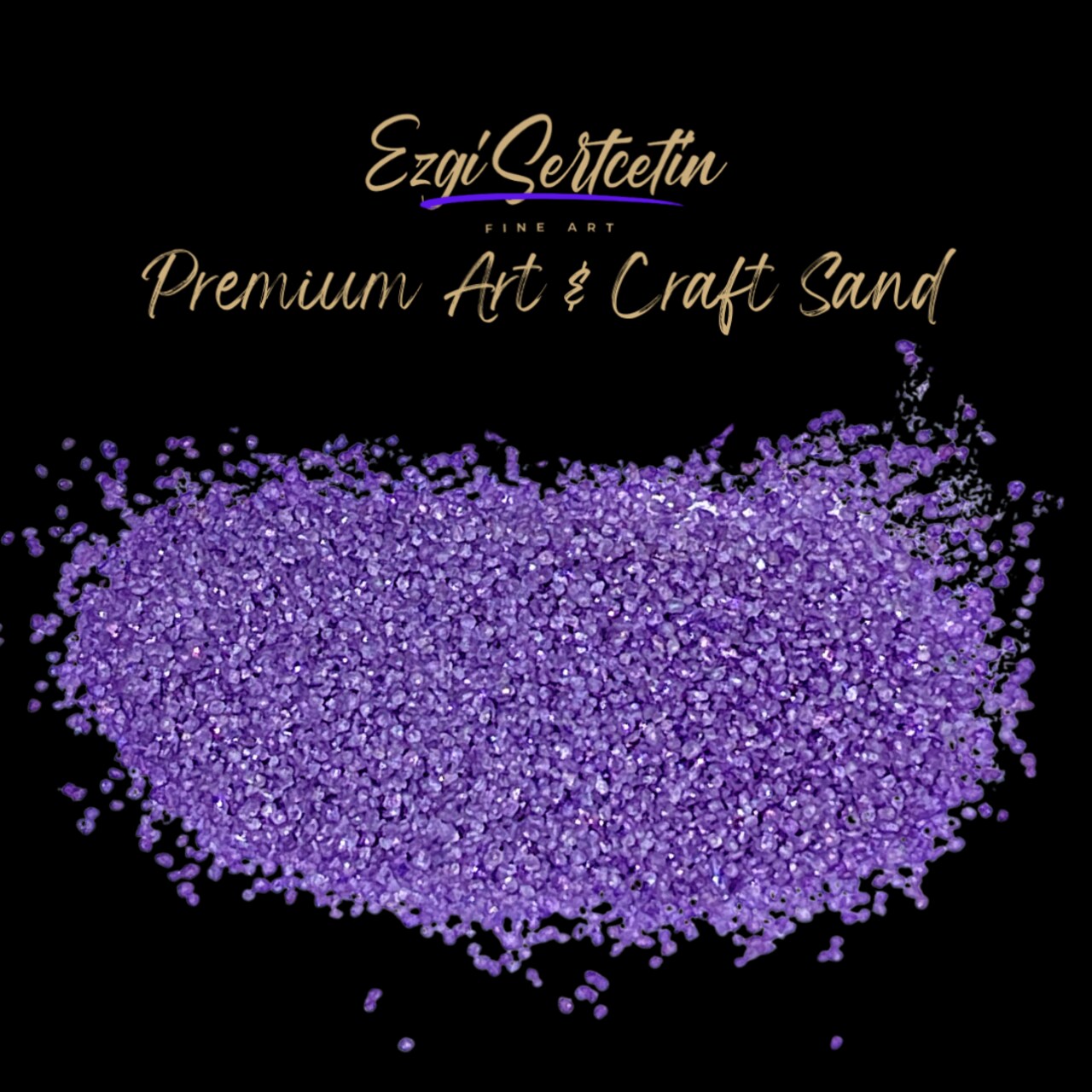 Premium Art Sand|Craft Sand|Unique Metallic-Neon Colors|Excellent Quartz Sand|10 oz|Excellent for Artwork|DIY|Sand Painting|Wedding Decoration|Vaze Filling|Ezgi Sertcetin